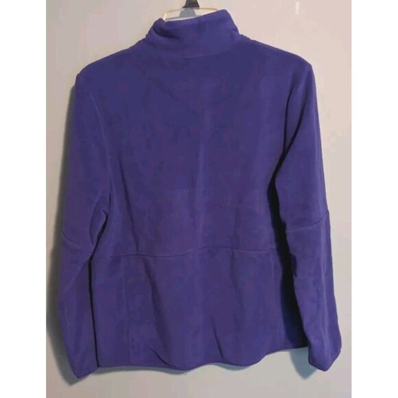 Nike Fleece Clemson Tigers Womens Medium Purple 1/4 Zip Long Sleeve Pullover NWT - Picture 3 of 5